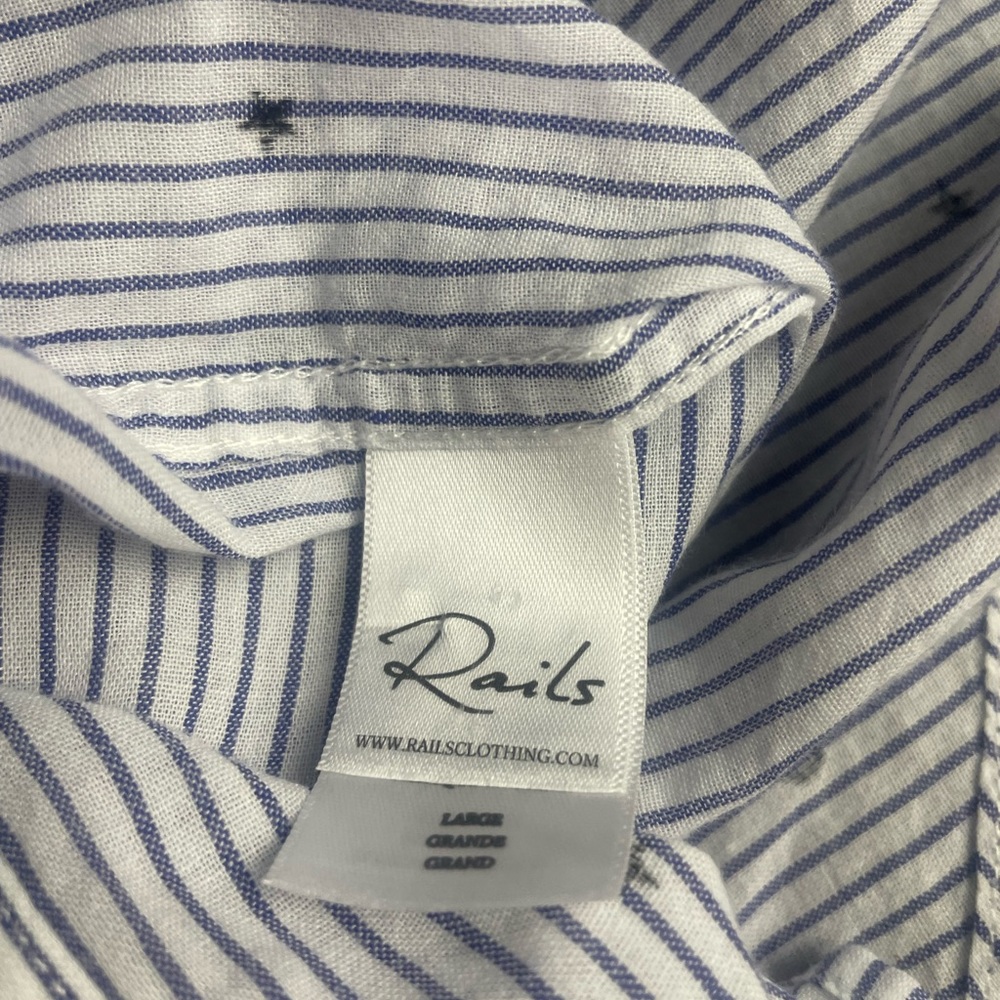 Rails Taylor Button Down In Flocked Moons & Stars… - image 7